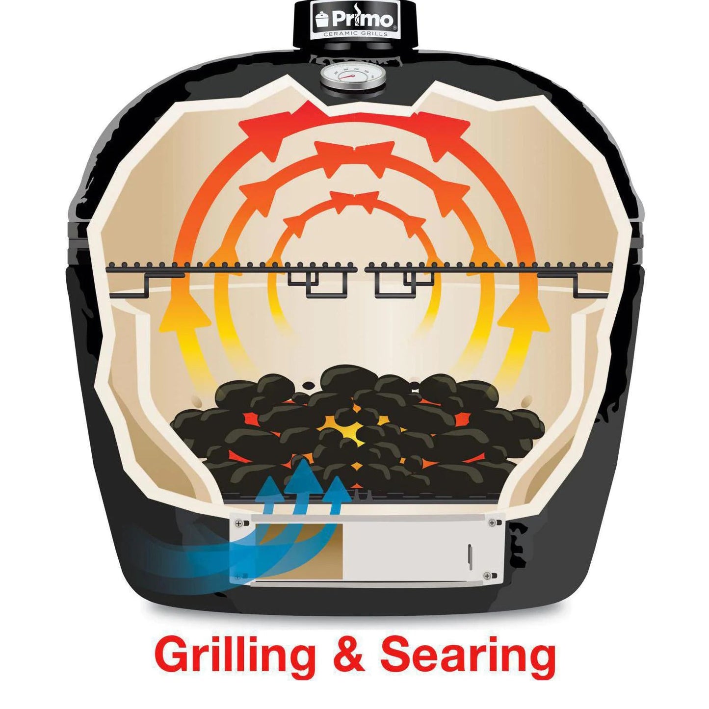 Oval Junior Charcoal All-In-One Grill